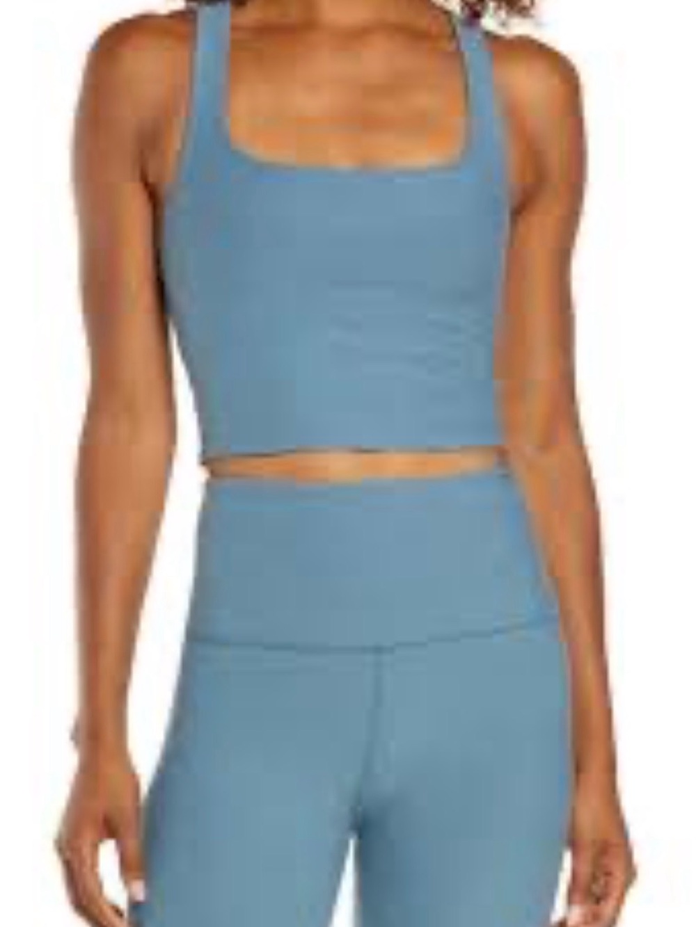 Beyond Yoga Square-Neck Crop Top